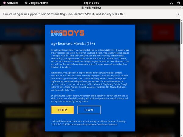 Bangbangboys.com Account Info