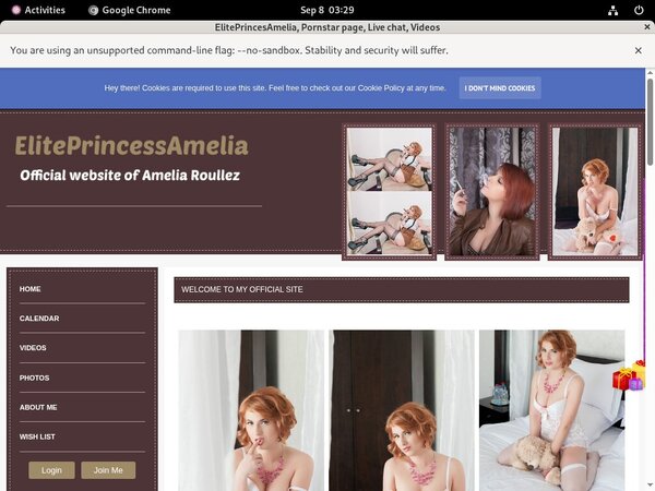Eliteprincessamelia.modelcentro.com Movies