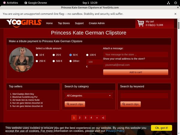 Yoogirls.com With Bank Account