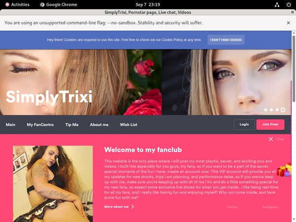 Free Account Simplytrixi